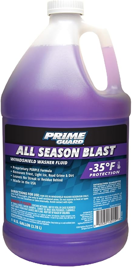 Cold-Weather Formula for Clear Windshield Visibility